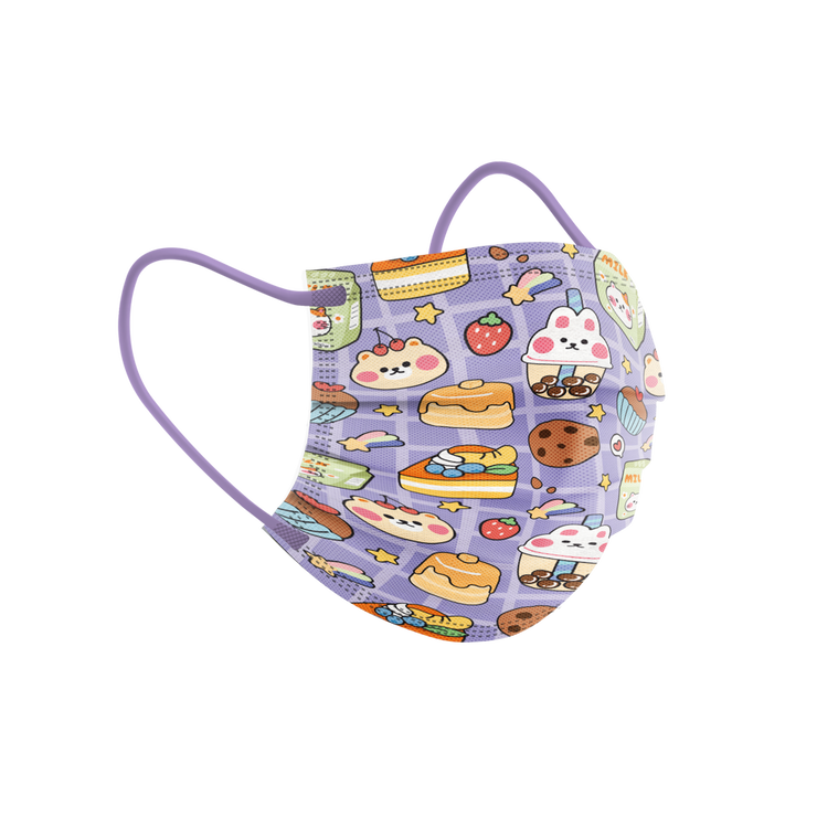 Cute Pastries Child Size 3-ply Surgical Mask 2.0 (Pouch of 10)
