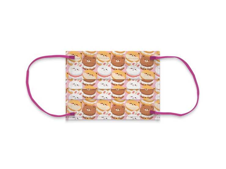 The Cute Macaron Child Size 3-ply Surgical Mask 2.0 (Pouch of 10)