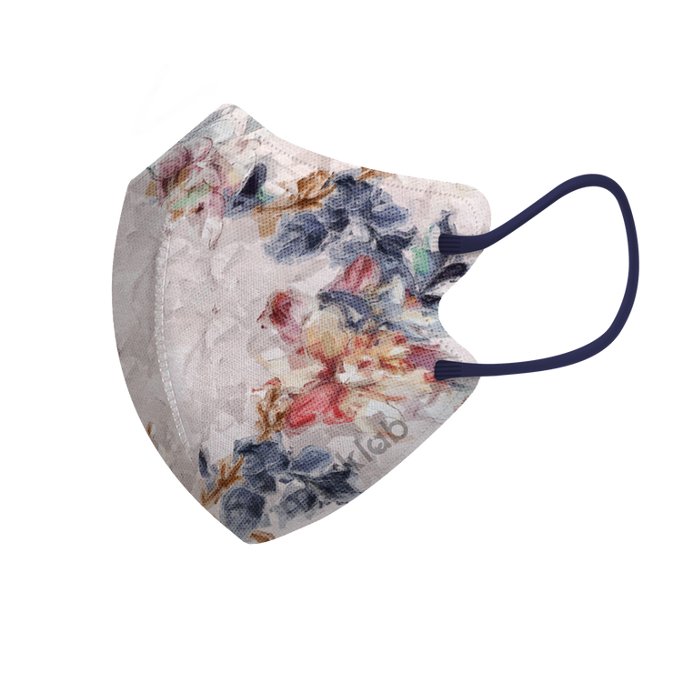 Fall Blossom 3-ply 2D Slim Fit Mask - L Size (Pouch of 5)
