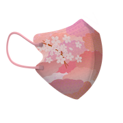 Sakura Garden 3-ply 2D Slim Fit Mask - L Size (Pouch of 5)