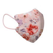 Pink Floral 3-ply 2D Slim Fit Mask - L Size (Pouch of 5)