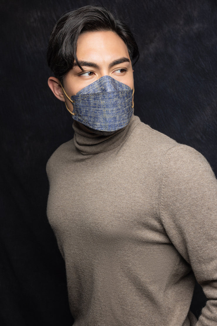 復古藍調 成人韓式立體口罩 2.0 (盒裝10個 獨立包裝)
